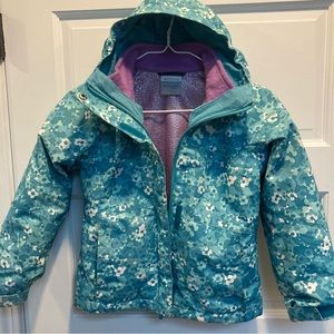 Columbia 3 in 1 snow ski jacket